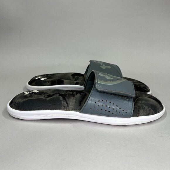 Under Armour Men's Size 8 Ignite VI Graphic Strap Slide Sandals - Picture 1 of 8